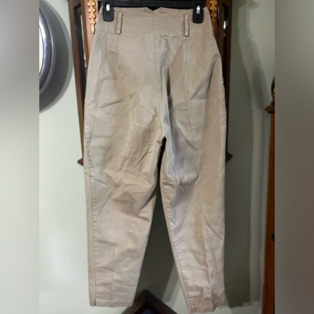 Vintage 80s 90s Rafferty Sport Teddy Boy Pleated Cotton Trouser Pants - Picture 3 of 6